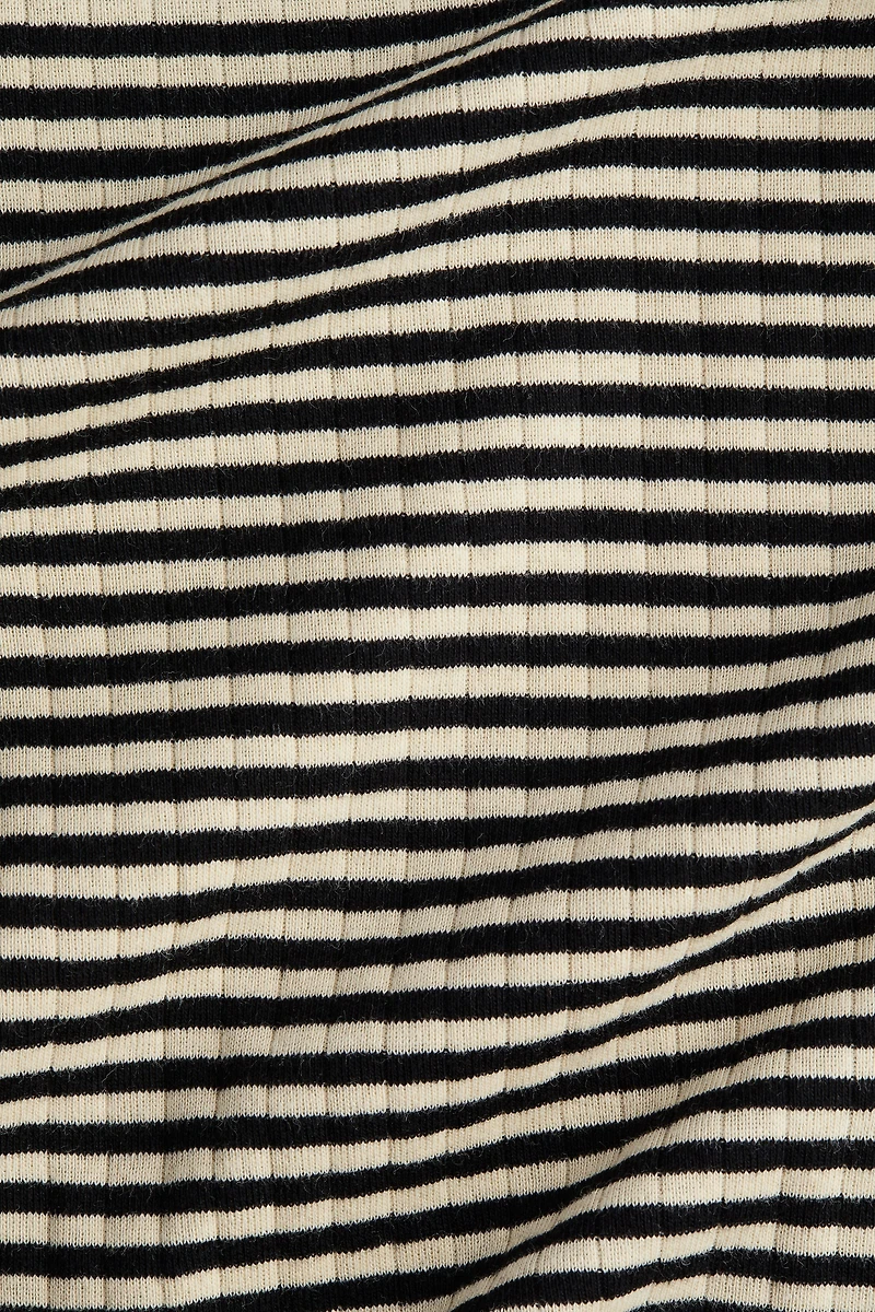 Ribbed Scoop-Back Dress