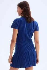 Rib-Knit Dress