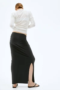 Gathered Maxi Skirt