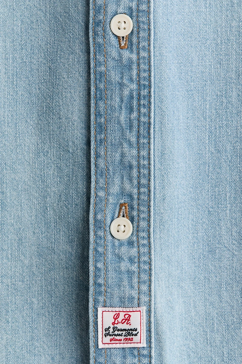 Relaxed-Fit Denim Shirt