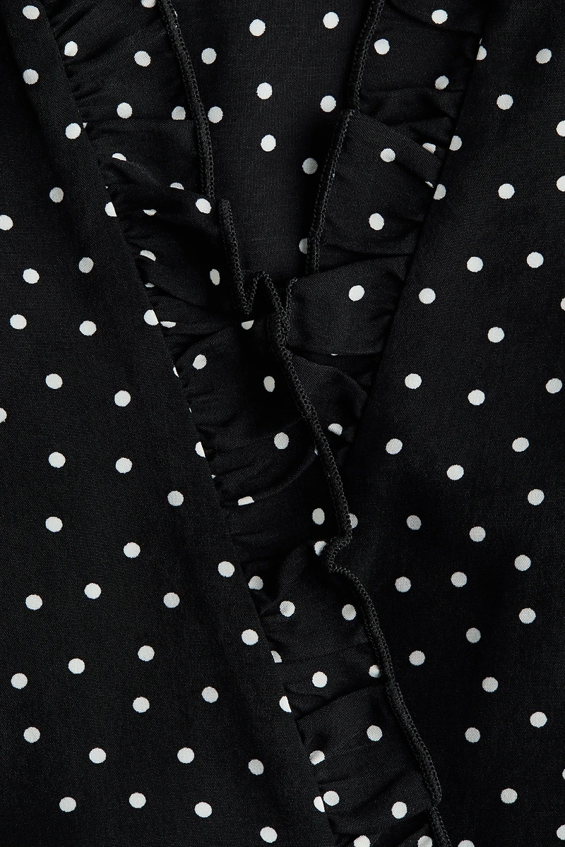 Ruffle-Trimmed Dress