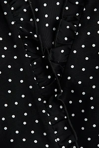 Ruffle-Trimmed Dress