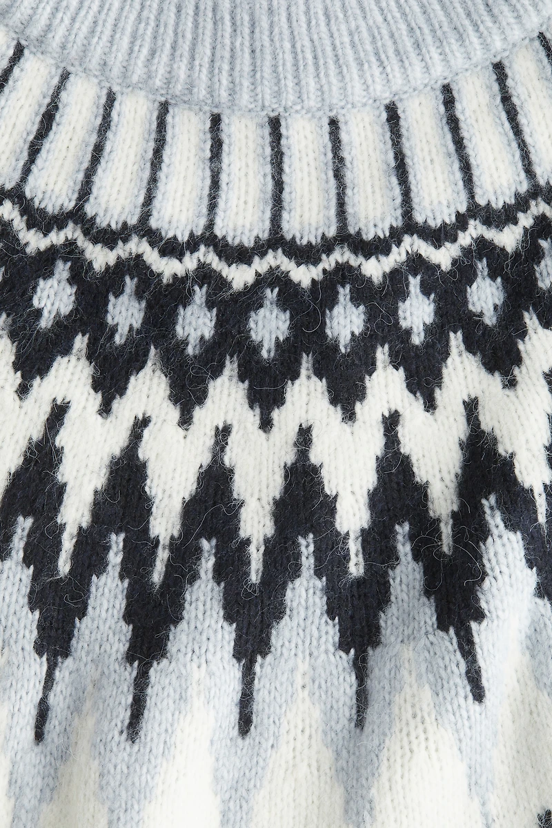 Jacquard-Knit Sweater