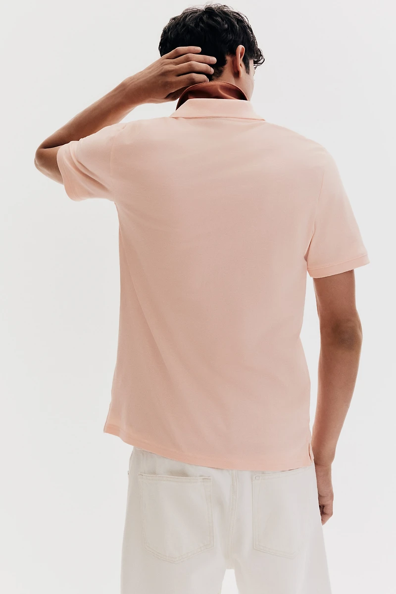 Regular Fit Piqué Polo Shirt