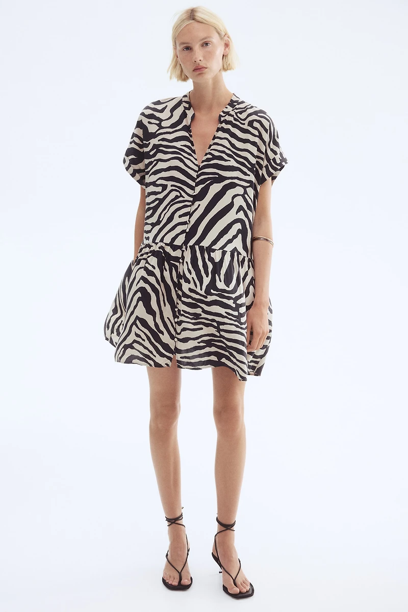 Crinkled Tunic Dress