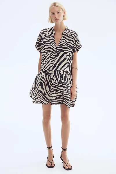 Crinkled Tunic Dress