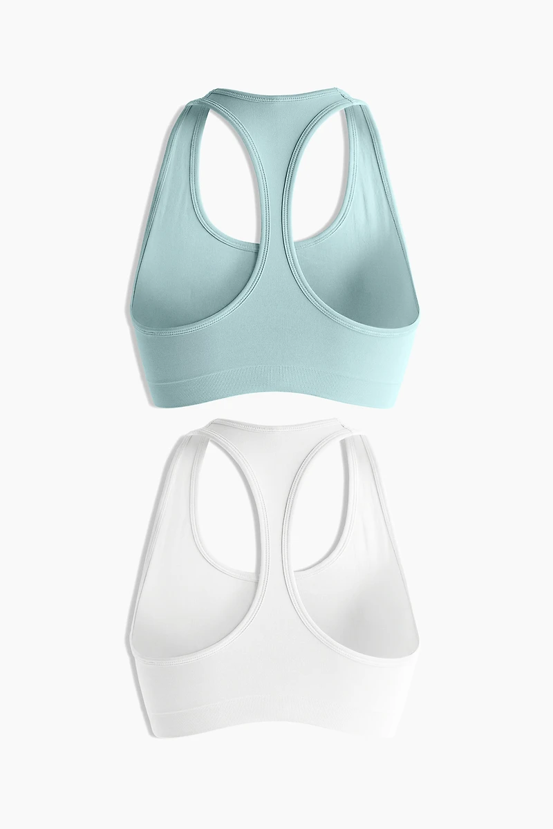 2-Pack Seamless Sports Bras with DryMove™
