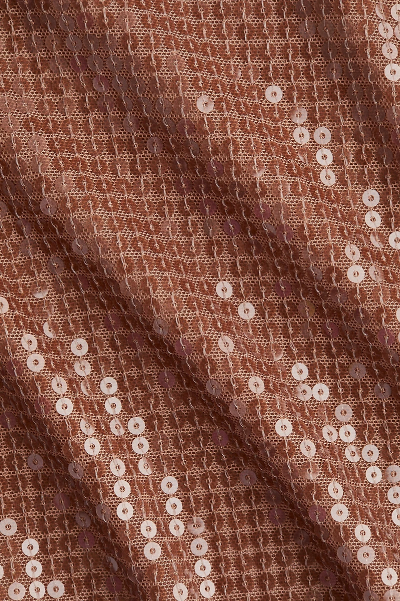 Oversized Sequined Top