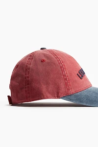 Casquette en coton avec motif