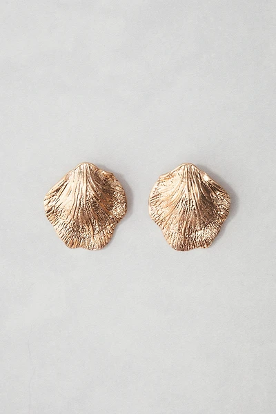 Seashell-shaped earrings