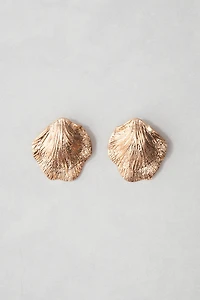 Seashell-shaped earrings