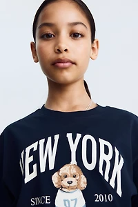 Printed Cotton T-Shirt
