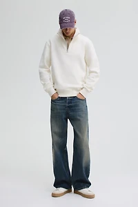 Regular Fit Half-Zip Sweatshirt