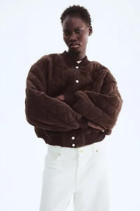 Quilted Bomber Jacket