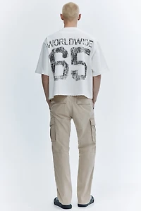 Pantalon cargo près du corps