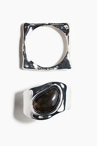 2-Pack Hinged Bangles