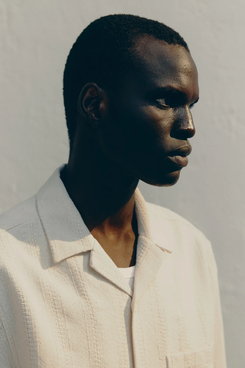 Regular-Fit Textured Resort Shirt
