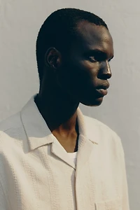 Regular-Fit Textured Resort Shirt
