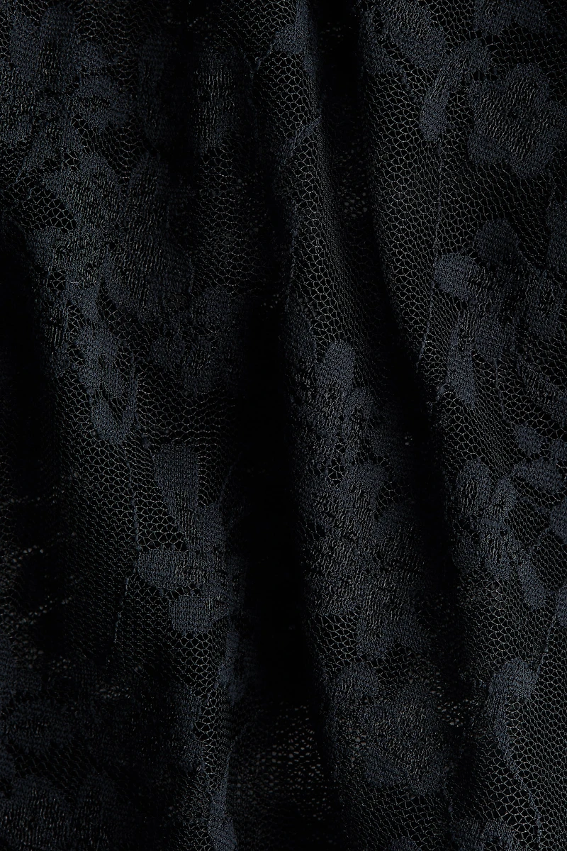 Lace Pants with Layered Skirt