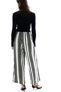 Textured Jersey Drawstring Pants