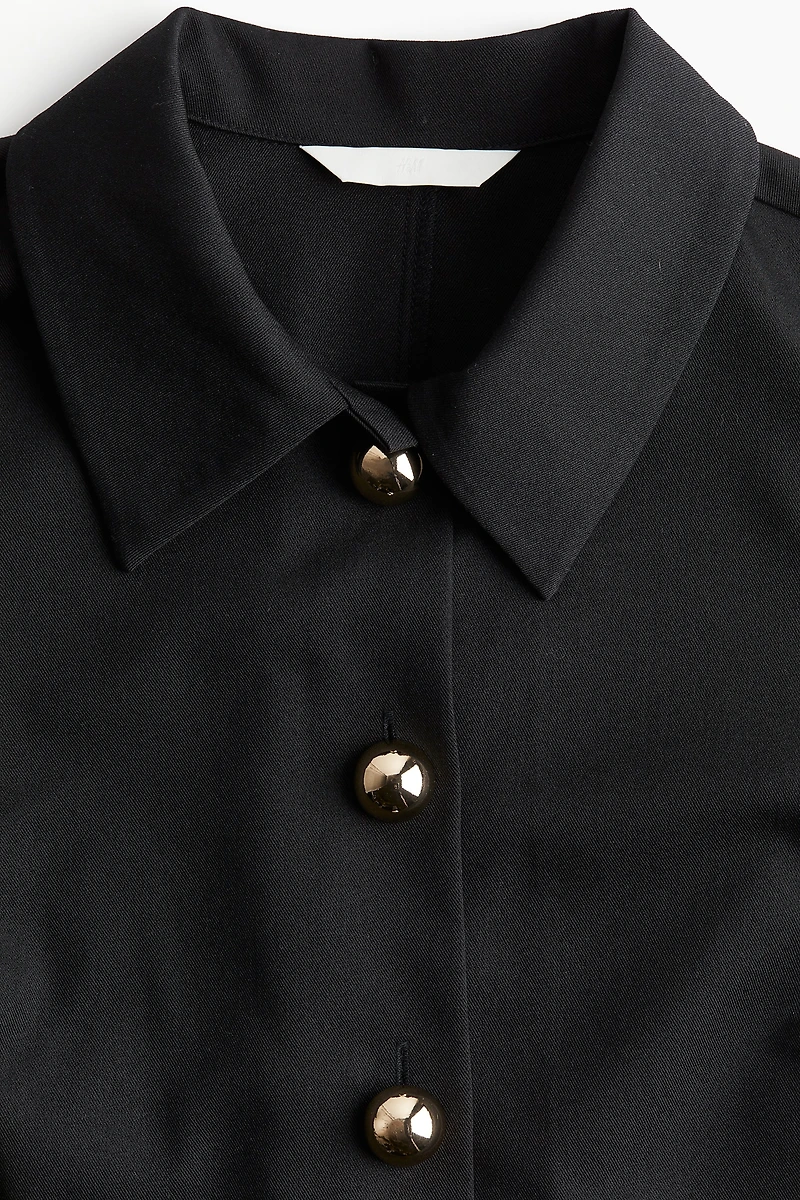 Twill Shirt Dress