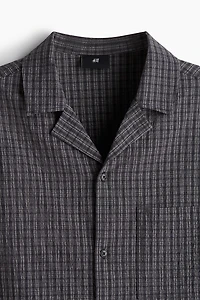 Loose-Fit Seersucker Resort Shirt