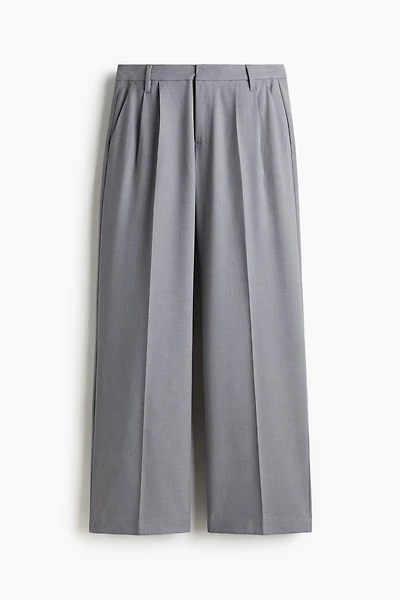 Wide-Leg Dress Pants