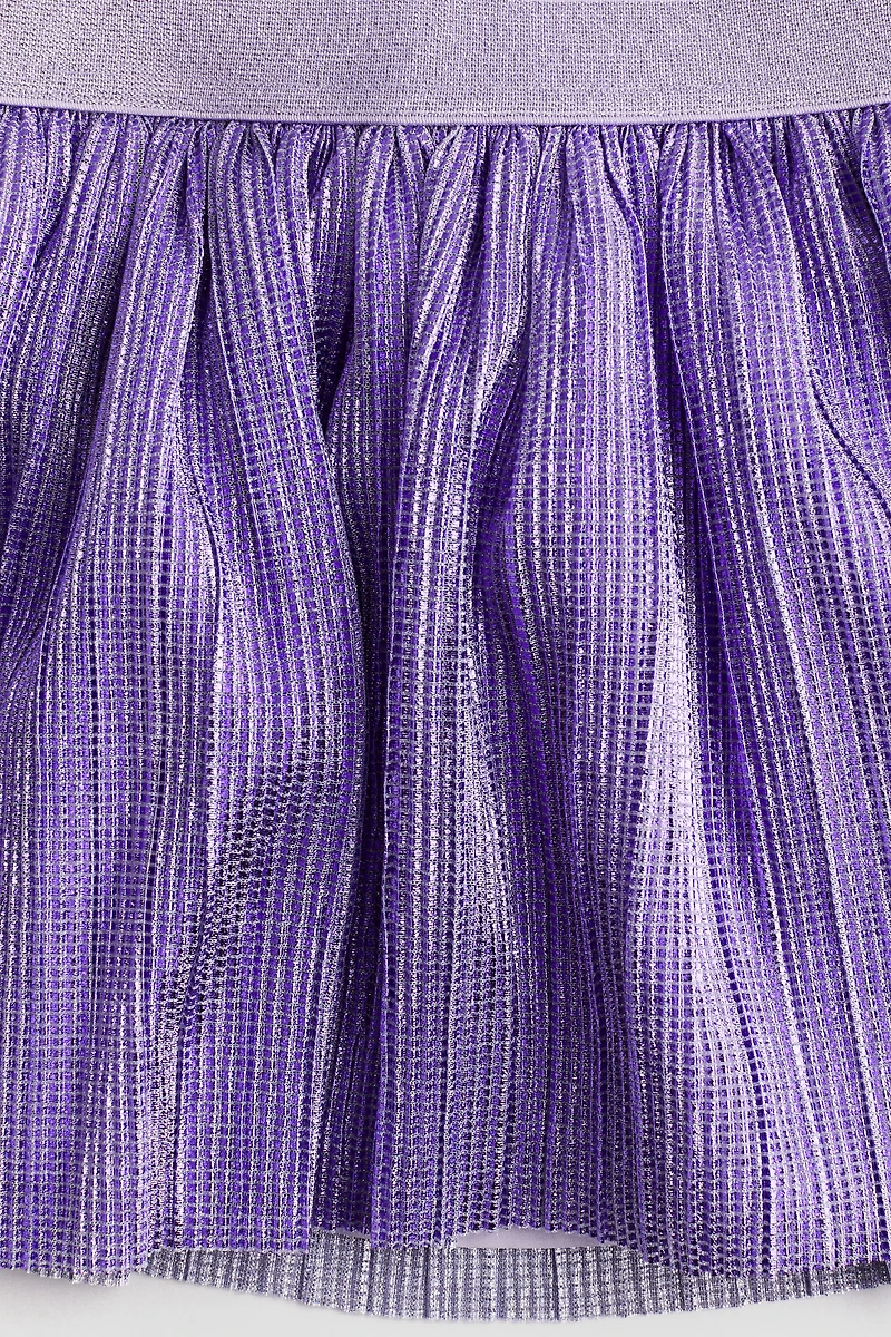 Shimmery Metallic Skirt