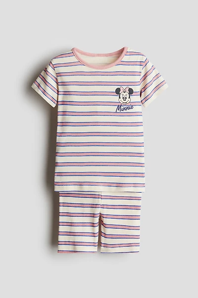 Snug Fit Printed Jersey Pajamas