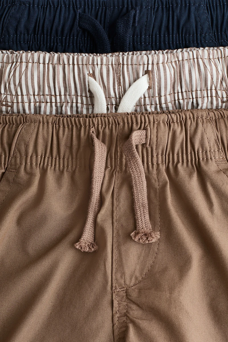 3-Pack Cotton Shorts