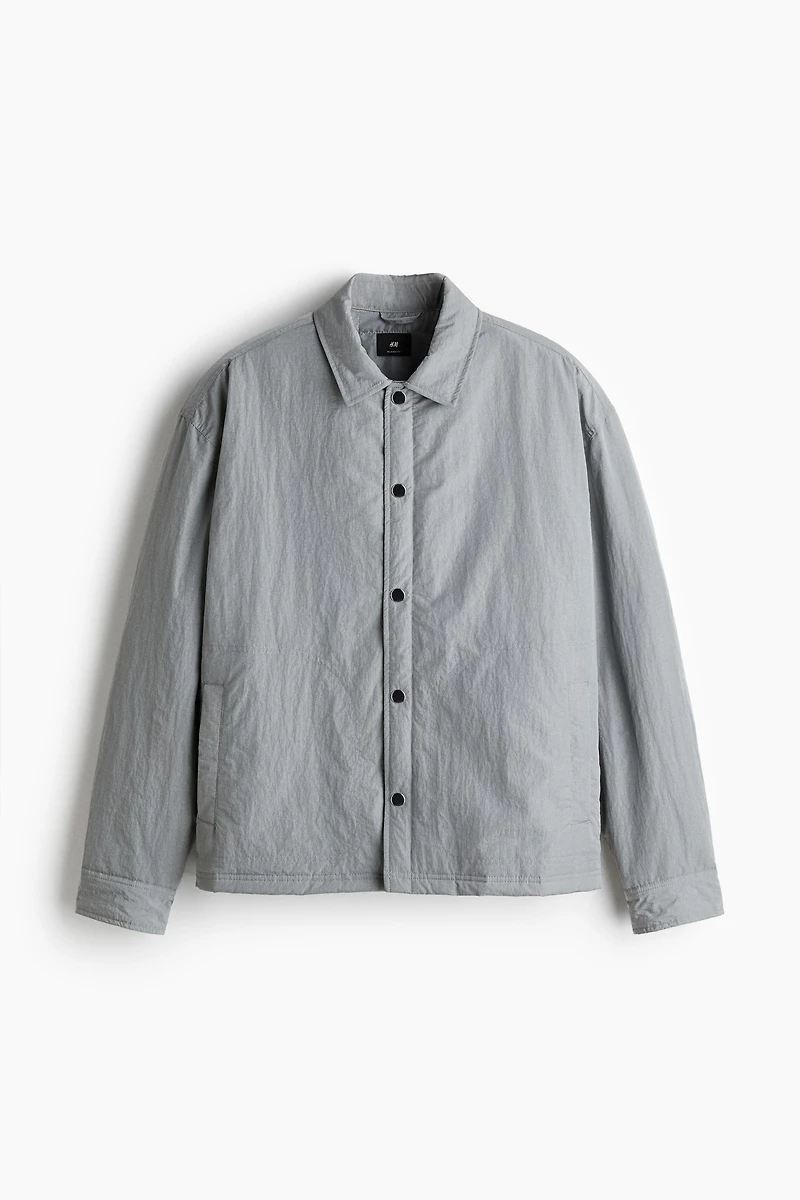 Relaxed-Fit Padded Nylon Overshirt