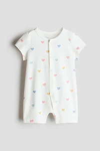 Pyjama court en coton