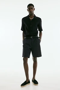 Regular-Fit Jacquard-Weave Resort Shirt