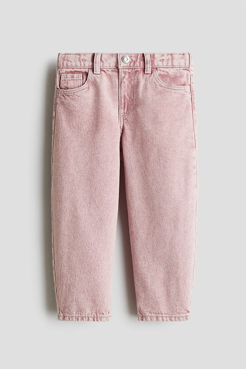 Loose-Fit Barrel Jeans