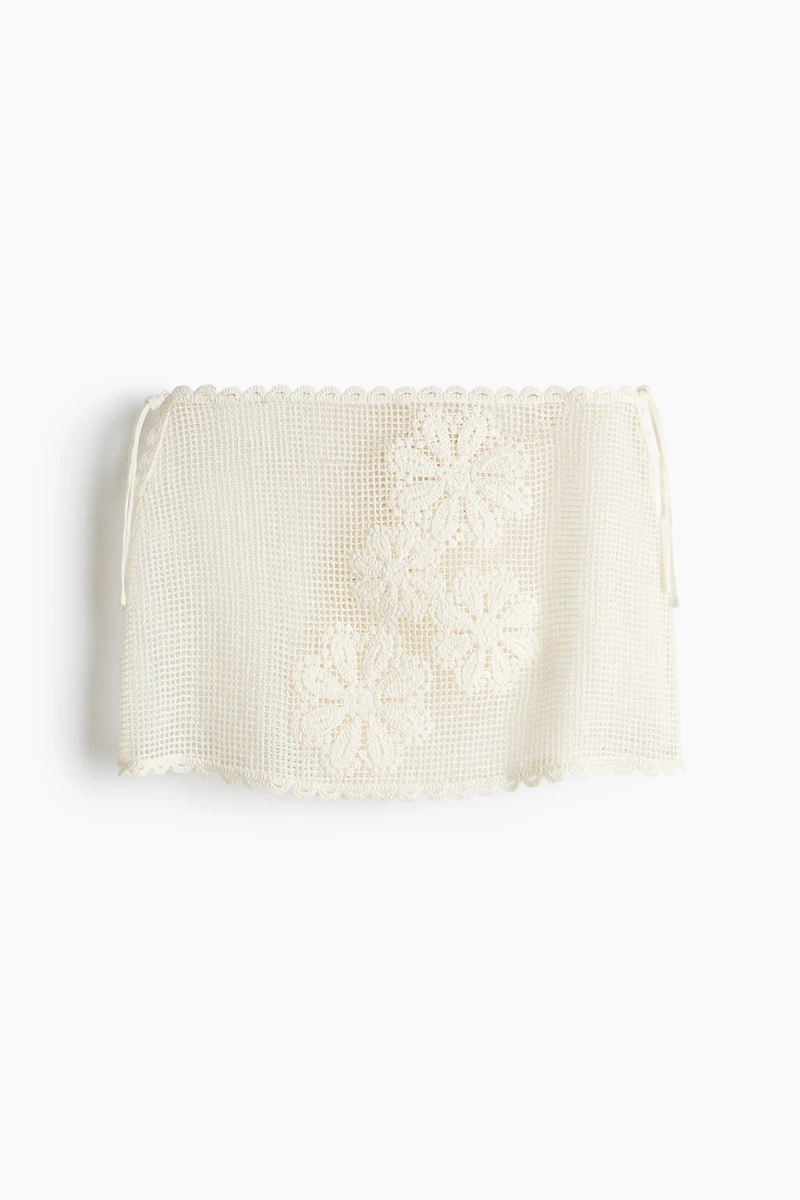 Crochet-Look Beach Skirt
