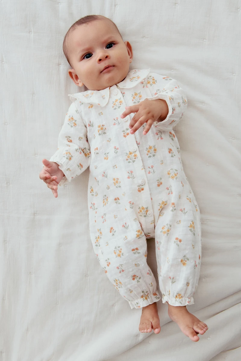 Cotton Muslin Romper Suit
