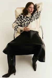 Chandail en tricot jacquard