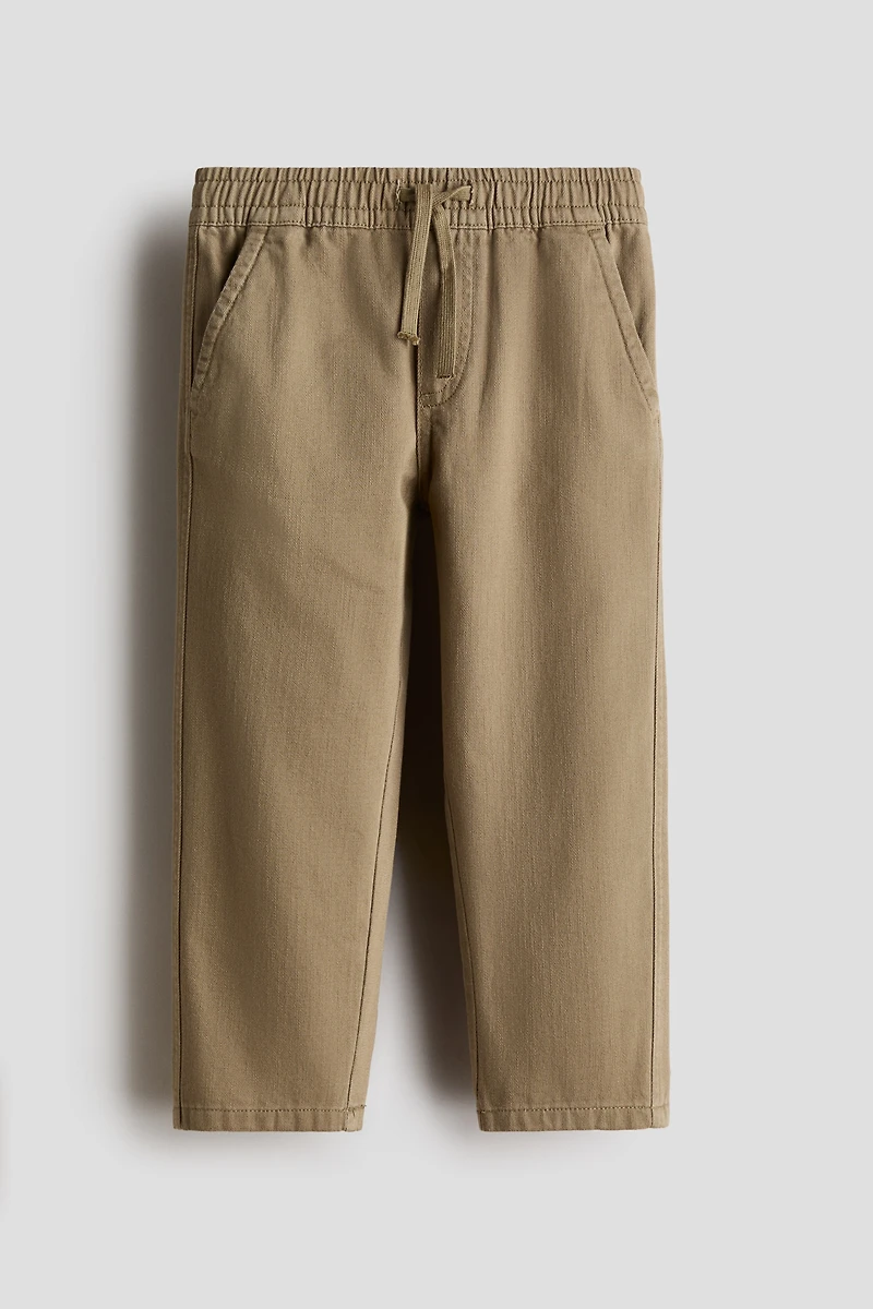 Pantalon en sergé de coton