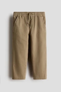 Pantalon en sergé de coton