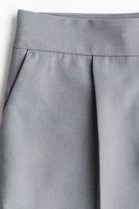 Mini jupe-short de tailleur