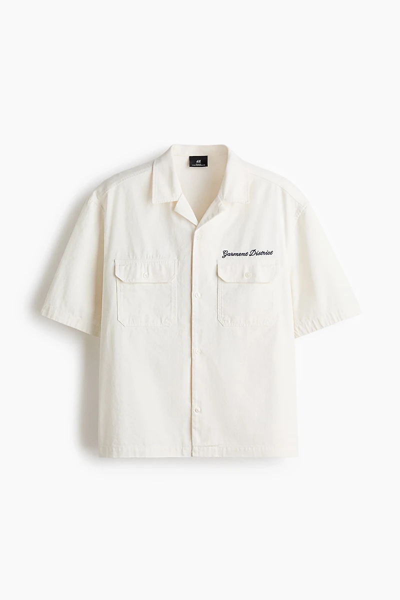 Chemise utilitaire à manches courtes décontractée