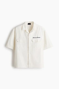 Chemise utilitaire à manches courtes décontractée