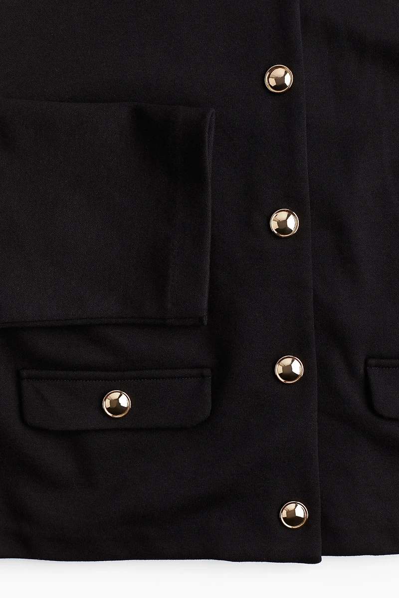 Shoulder-Pad Cardigan