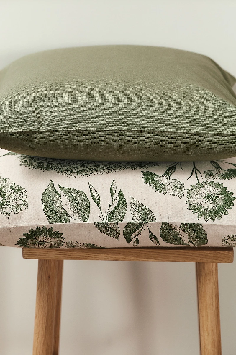 Cotton Canvas Cushion Cover