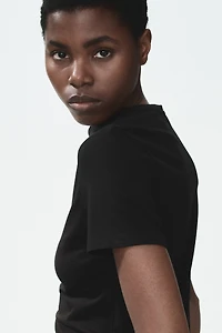 T-shirt ajusté en coton mélangé
