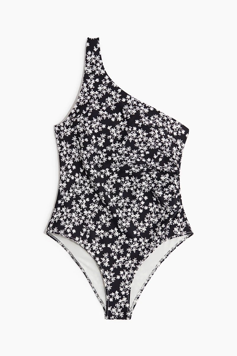 Maillot de bain asymétrique coupe légère