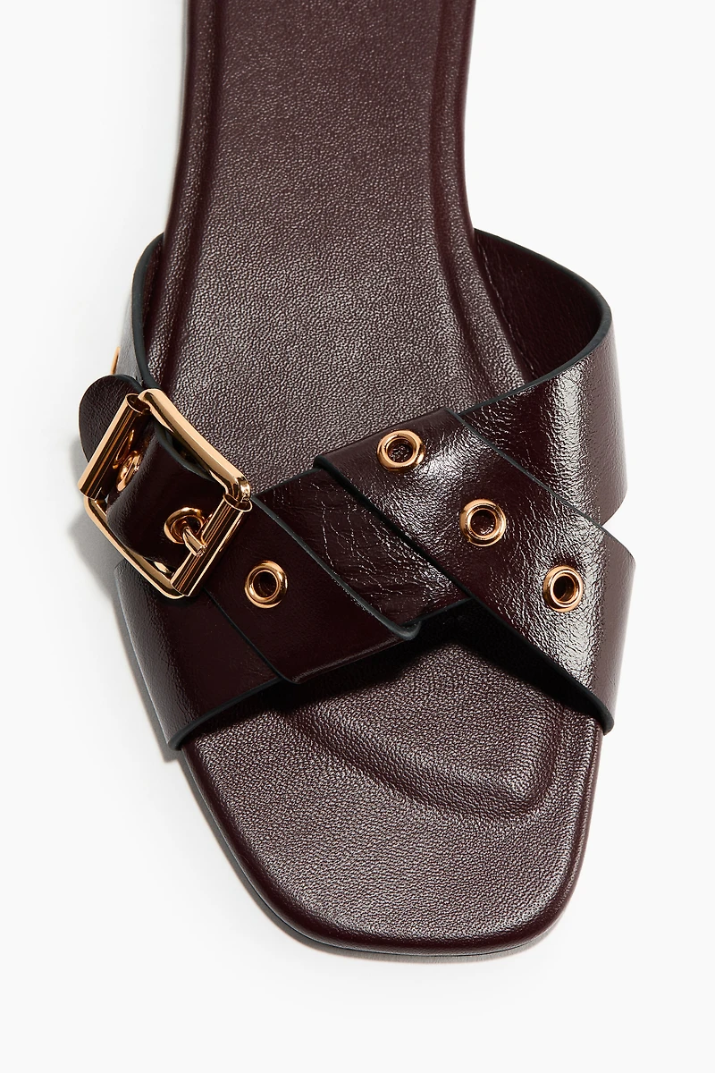 Sandales en cuir