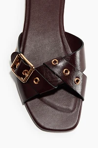 Sandales en cuir
