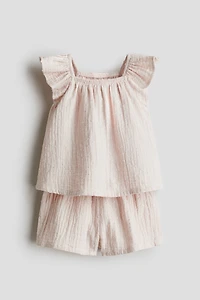 2-Piece Plumeti Muslin Set