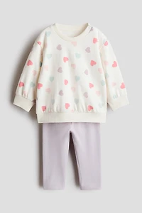 Ensemble 2 pièces avec chandail et legging